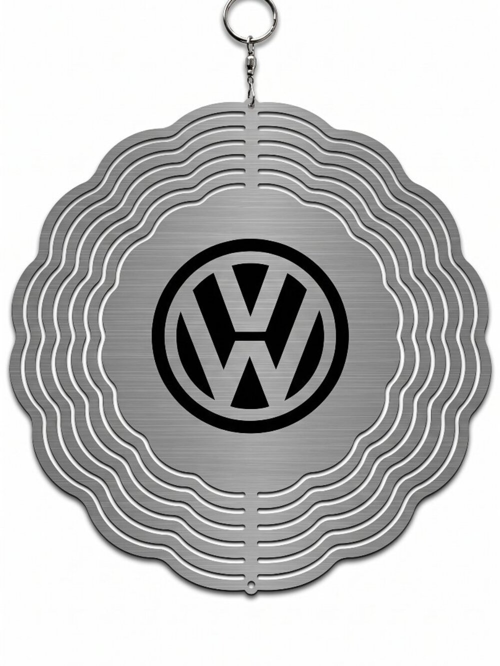 10" VW Stainless Steel Kinetic Wind Spinner - Outdoor Yard Hanging Decor